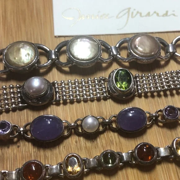 Janice Girardi Amethyst & Peridot Bracelet